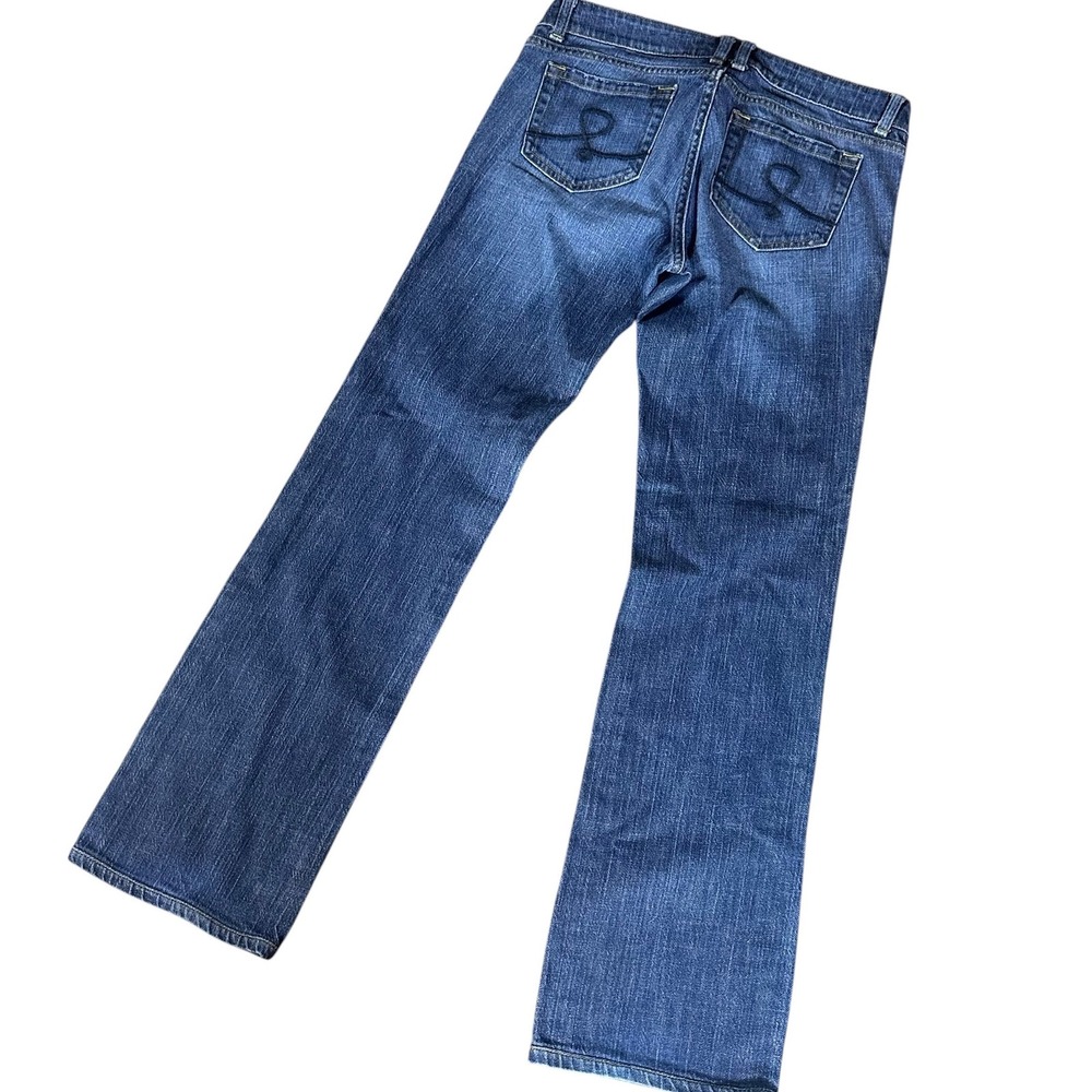Lilly Pulitzer Jeans Womens 6 Blue Main Line Fit Bootcut Embroidered Pockets